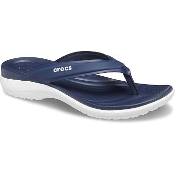 Chanclas Crocs Capri V Deportivo Mujer Azul Marino | Mexico 0203XYUF